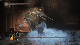 Dark Souls 3. Father Ariandel and Sister Friede vs Gundyr's Halberd.