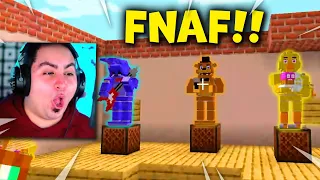 LYON COSTRUISCE LA PIZZERIA DI FNAF IN LIVE SU MINECRAFT!!