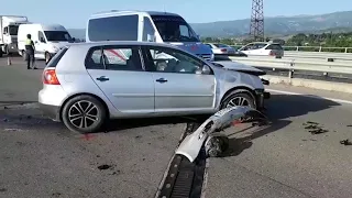 Aksident në aksin Mamurras-Thumanë, shoferi dërgohet drejt spitalit të Traumës