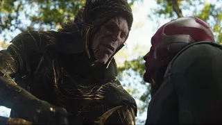 [4K IMAX] Corvus Glaive VS Vision & Steve - Avengers: Infinity War (2018)