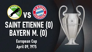 Saint Etienne vs Bayern Munich - European Cup 1974-1975 Semi-final, 1st leg - Full match