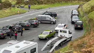 Rover SD1 Police car 3500 V8 Filming in the Mach Loop in Wales