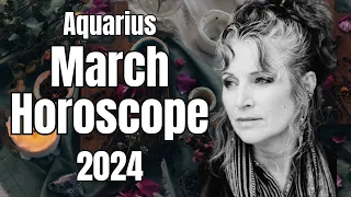 UNLOCK YOUR FATE:  Aquarius Astrology Forecast March 2024
