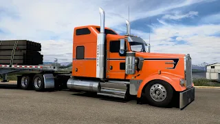 Kenworth W900L - (New Free Mods) - Steel Hauling - American Truck Simulator