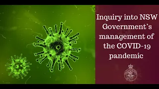 NSW Parliament - Public Accountability Committee – COVID-19 Pandemic Hearing– 15-5-20 - Treasury