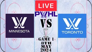 PWHL Live Playoffs Semi-Finals Game 1 Toronto vs Minnesota 8th May 2024 Full Game Reaction
