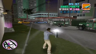 GTA VICE CITY - Tommy drives around Vice City with Mercedes - Mission 8 - (walkthrough)