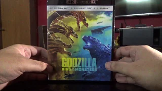 Godzilla King of Monsters 4K (Unboxing) 3 Disc Set 4K UHD + 3D BD + 2D BD - Indian Edition