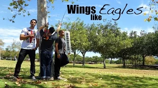 Wings like Eagles -  Isaiah 40:31 - Violin Piano Drums Trio - Instrumental Prayer Worship Music