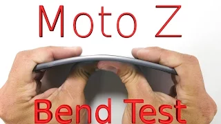 Worlds THINNEST Smartphone BEND TEST - Moto Z