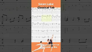 Swan Lake Classical Guitar Tab - Tchaikovsky