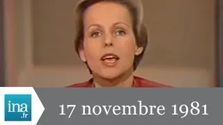 JT Antenne 2 20H  17 NOVEMBRE 1981 - Archive INA