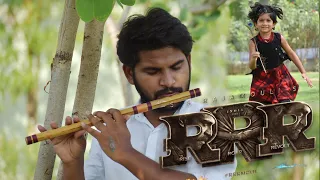 Komma Uyyala Flute Cover | R R R | N.T.R | Ram Charan | M M Keeravaani | S S Rajamouli