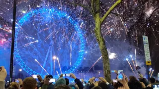 London new year fireworks 2019