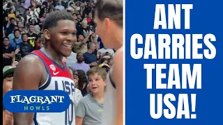 Anthony Edwards EXPLODES for Team USA Basketball on international stage!