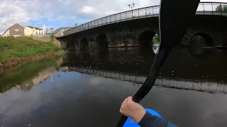 Kayaking to school - River Boyne