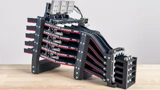 BUILDING A MARBLE CLOCK THAT SHOWS SECONDS - Pt2.