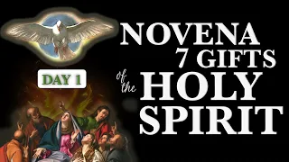 DAY 1 🔥  PENTICOST Novena to the Holy Spirit 9 Day Novena ♥️  7 Gifts of the Holy Spirit