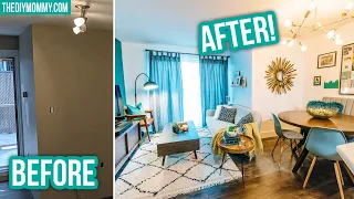 Extreme Room Makeover Aesthetic Midcentury Modern | Before & After! | The DIY Mommy