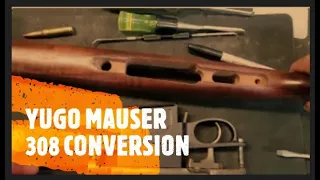 Yugo Mauser rebarreled in 308 - Fun all purpose rifle