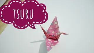 Easy Origami Tsuru ( Traditional Crane)