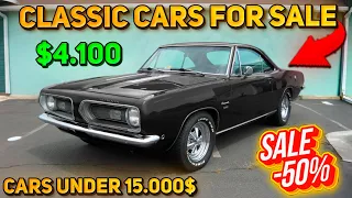 20 Impressive Classic Cars Under $15,000 Available on Craigslist Marketplace! Cheap Classic Cars!