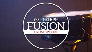 9/8 Odd Time | Fusion Groove for Practice | 103 Bpm