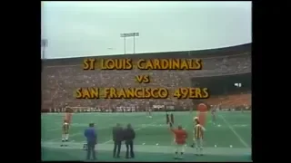 1978-11-12 St. Louis Cardinals vs San Francisco 49ers