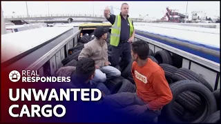 Immigration Officers Find 3 Trucks Full Of Illegal Immigrants | UK Border Force | Real Responders