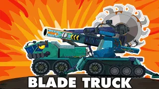 Too Scary With PITCH BLADE TRUCK'S Death Saw! | Cartoons About Tanks | TankAnimations