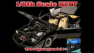 Knight Rider KITT Pontiac Trans Am 1/8 Scale Model Kit Build How To Assemble Steps 19-26 K.I.T.T.