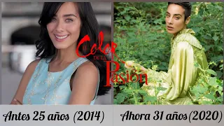 ASI LUCEN LOS ACTORES DE "EL COLOR DE LA PASIÓN" | ANTES Y DESPUÉS 2020