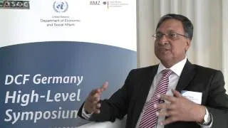 Interview with Dipal C. Barua at the UN DCF Germany High-level Symposium