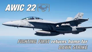 RAAF 1 Squadron returns home for Dawn Strike 2022.