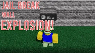 How To Make A Jail Break WALL EXPLOSION In Roblox Studio!