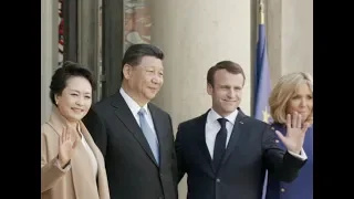 Xi Jinping Attends Seeing off Ceremony Held by Macron