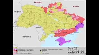 Як змінювався хід війни в Україні протягом 66 днів в одному відео