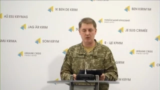 Полковник Олександр Мотузяник, речник Міністерства оборони України з питань АТО. УКМЦ, 9.03.2017