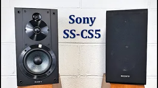 Sony SS-CS5 Bookshelf Speakers (Quick Look + Sound Demo)