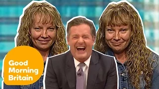 Piers Morgan Can't Stop Laughing While Talking To Super Identical Twins | Good Morning Britain