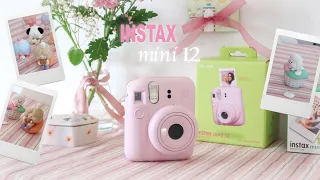 📸 인스탁스 미니12 언박싱부터 리뷰 • 촬영할 때 소소한 팁들✨ •  폴라로이드 카메라 • instax mini 12 • with 리코더팩토리