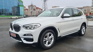 БЕЛЫЙ! BMW X3 G01 20d xDrive X-line!! Дизель 190 л.с. Полный привод! Гармоничный семейный кроссовер!