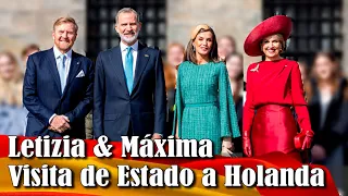 Reyes Felipe y Letizia en Visita de Estado a Holanda