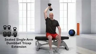 How to do a Seated Single-Arm Dumbbell Tricep Extension