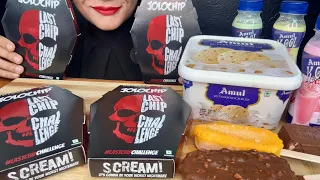 ASMR EATING SPICY* JOLOCHIP CHALLENGE,ONECHIP CHALLENGE