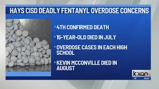 Autopsy determines 4th Hays CISD student death linked to fentanyl