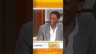 Scottie Pippen reacts on LeBron James calling himself the GOAT #shorts