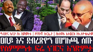 አቦል ዜና | ዐቢይ እና ደብረጽዮን መግለጫ ሰጡ | የስምምነቱ ፍሬ ነገርና አንድምታ | ግብጽና ኬንያ ስለ ስምምነቱ |  ስለሰሞኑ ኔትወርክ ከኢትዮቴሌኮም