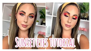 FUN SUMMER SUNSET CUT CREASE | TUTORIAL- BEGINNER FRIENDLY | JACLYN HILL VOL 2