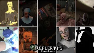 Keplerians Horror Games All Jumpscare (Evil Nun,Ice Scream,Mr.Meat)